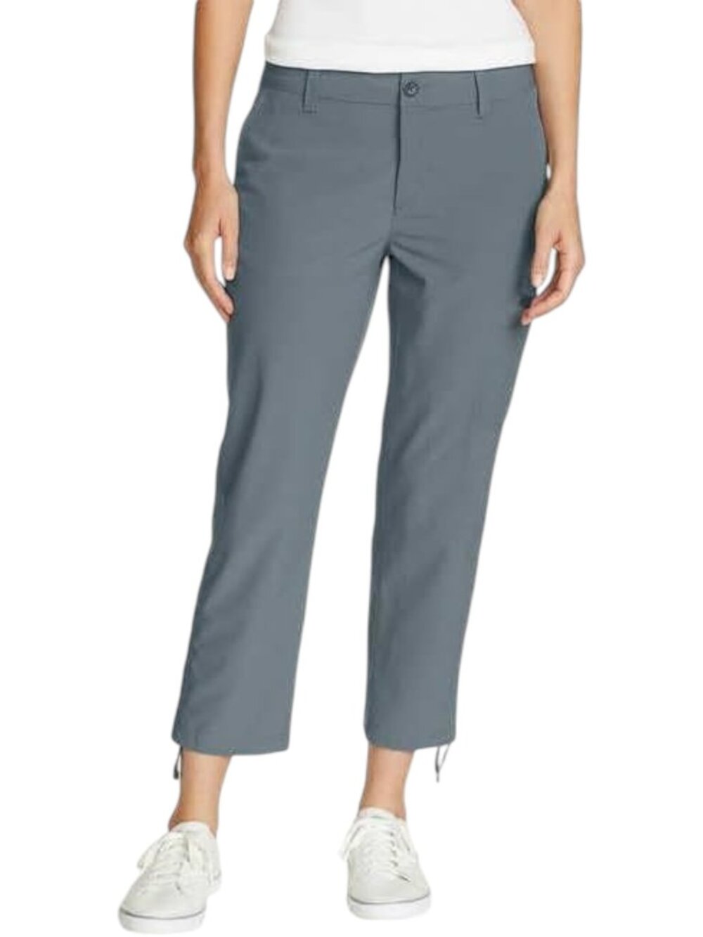 NEW Eddie Bauer Ripstop Crop Pants | Grey